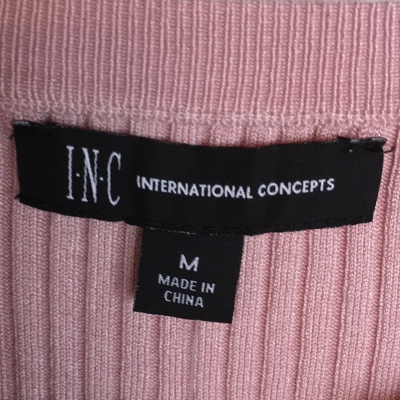 NWT Lilac Lace Up Sweater - Picture 4 of 7